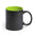 Taza Cerámica Negra Bicolor Especial Personalización Láser Ideal Eventos Bafy 350 ml