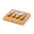 Customizable Bamboo Cheese Board Set with Bamboo and Stainless Steel Accessories Wayne