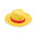 Sombrero Sombrero Ecológico de Paja de Colores con Cinta para Personalizar Especial Eventos  Splash