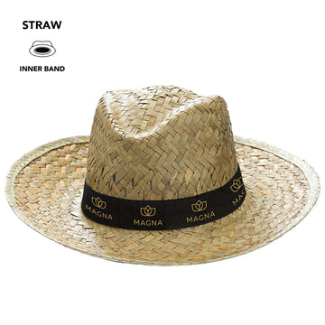 Sombrero Ecológico de Paja con Cinta para Personalizar Especial Eventos Vita