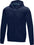 Men's Organic Cotton Full Zip Hoodie Recycled GRS Certified GOTS Ruby