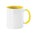 Taza Cerámica Bicolor Blanca Interior Colores Especial Personalización Sublimación Ideal Eventos Harnet 350 ml