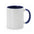 Taza Cerámica Bicolor Blanca Interior Colores Especial Personalización Sublimación Ideal Eventos Harnet 350 ml