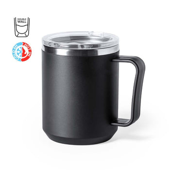 Taza Térmica de Doble Pared Personalizable en Acero Inoxidable Tikam - 350ml
