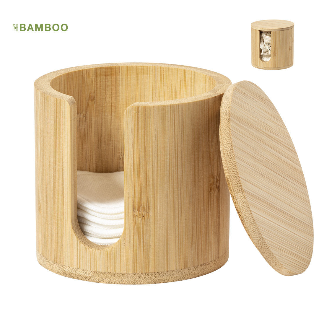 Discos desmaquillantes reutilizables de bambú y algodón orgánico